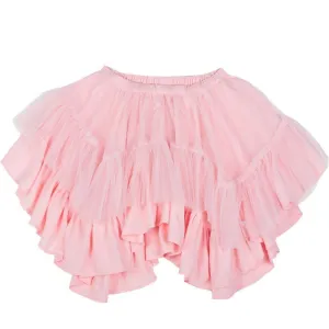 Paper Wings Girls Pink Tulle Layer Skirt