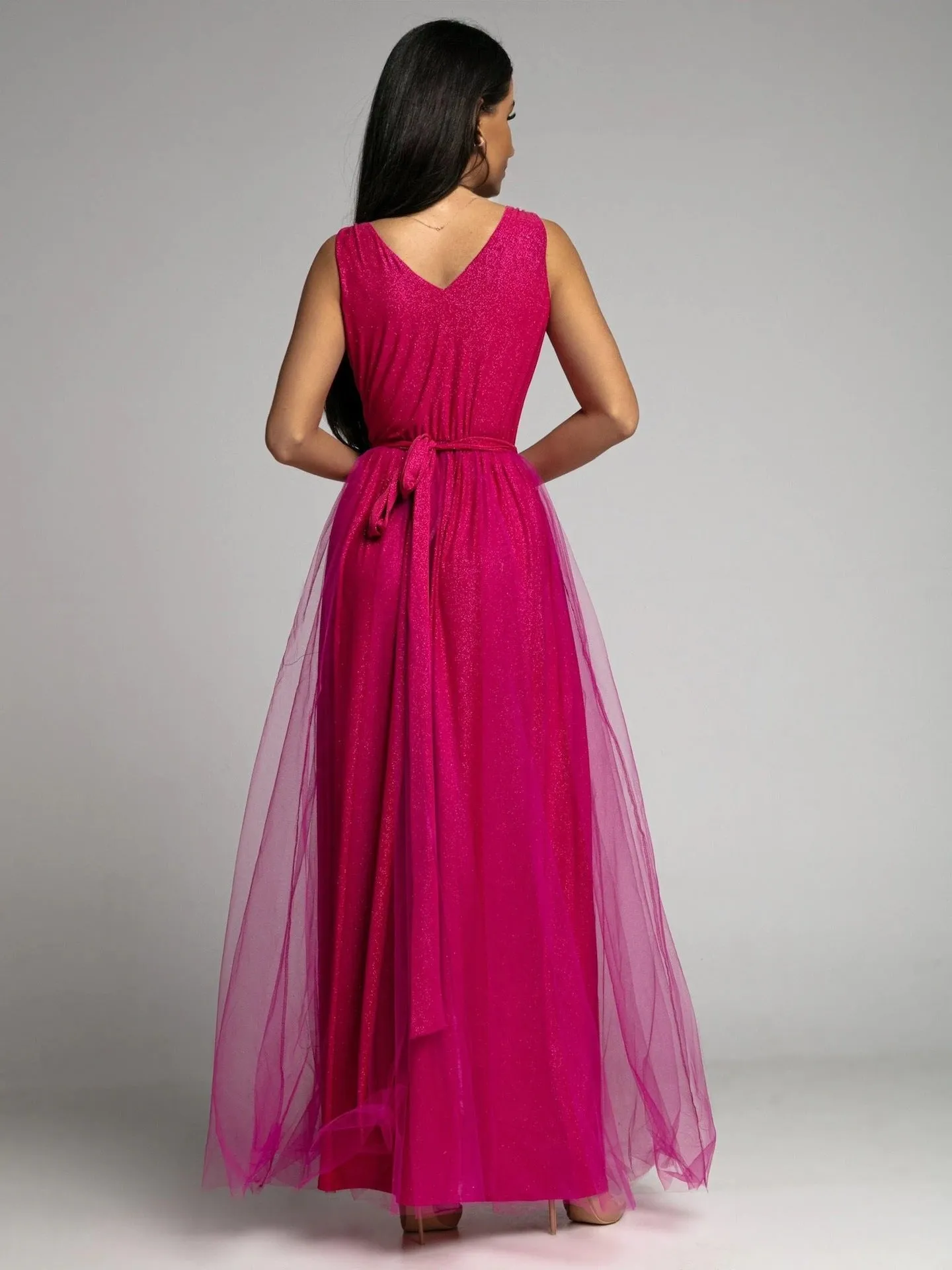 Petal Dust Maxi Dress - Magenta