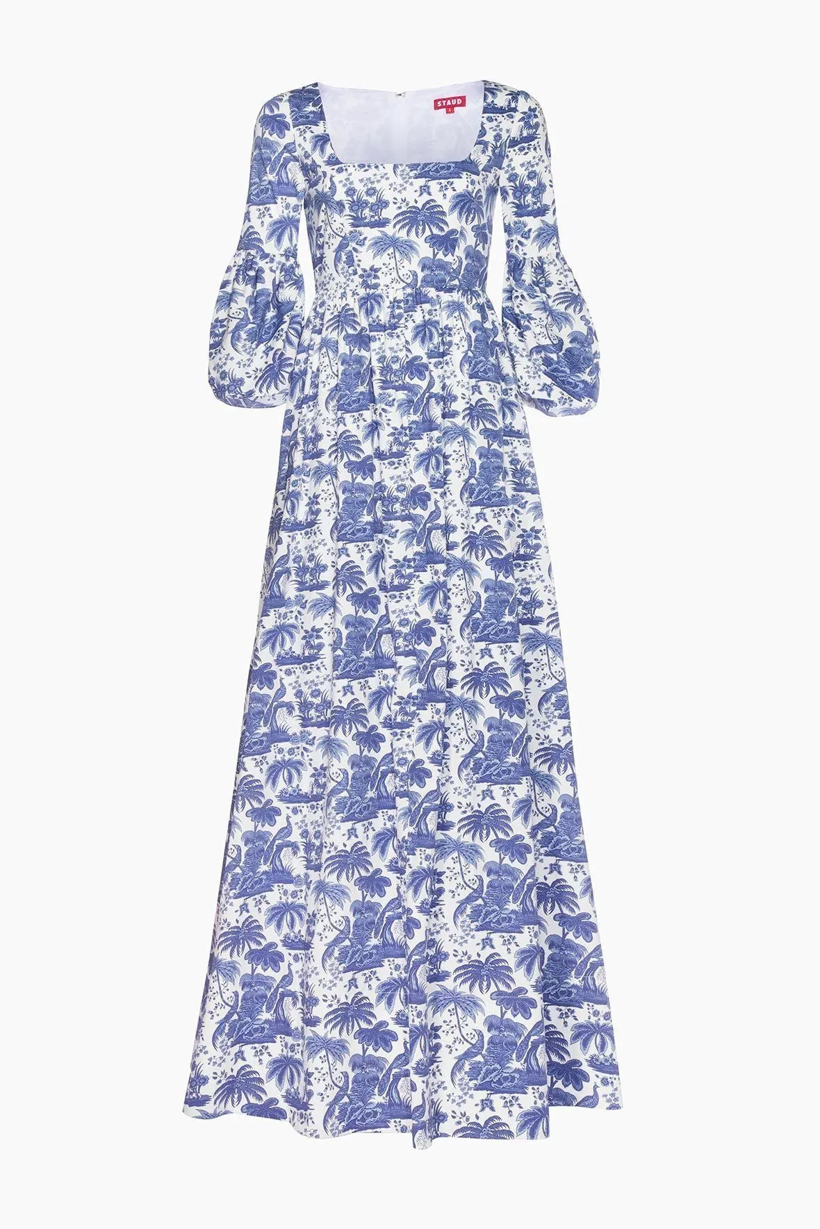 PLUMERIA DRESS | CHINA BLUE TOILE