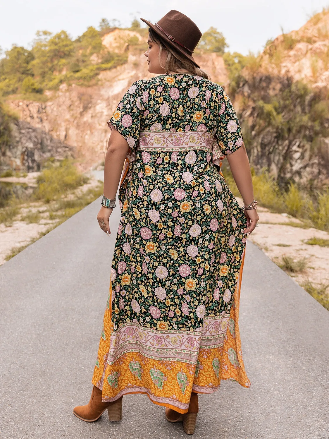 Plus Size Boho Maxi Dress