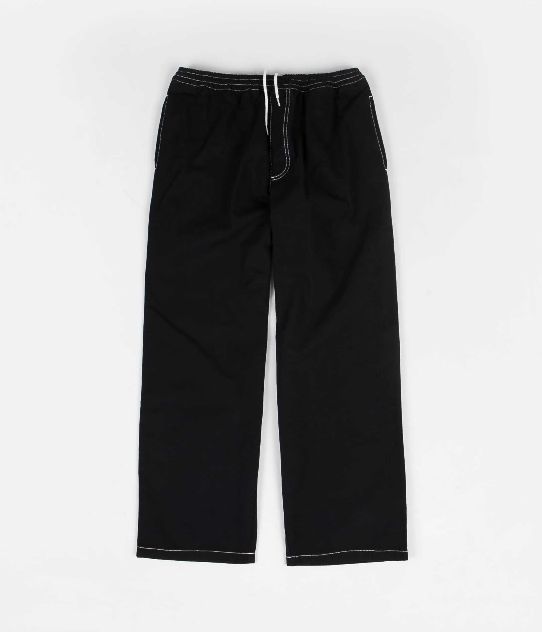 Polar Contrast Karate Pants - Black / White