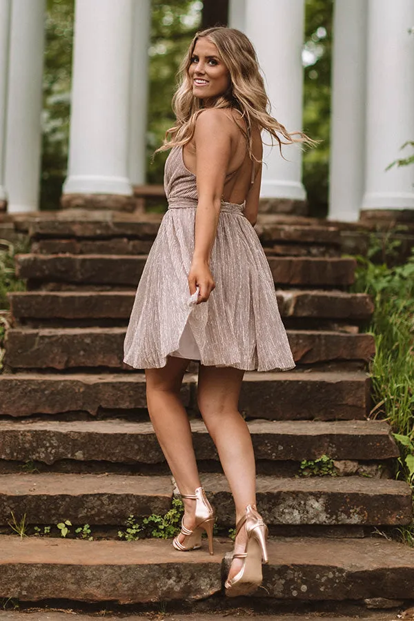 Prosecco Perfection Fit and Flare Dress