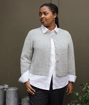 Quintessential Cardigan Using Rowan Felted Tweed