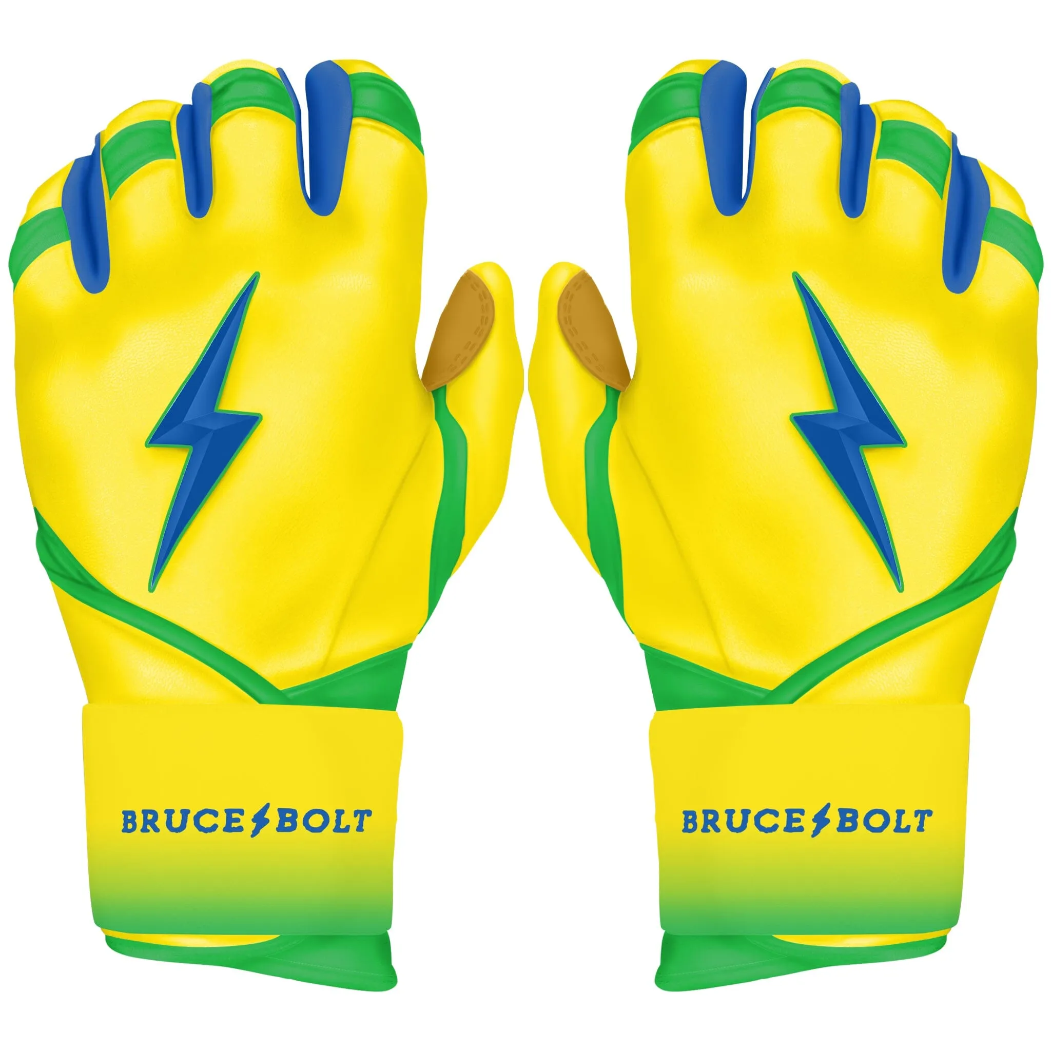 "Coach RAC" Limited Edition Long Cuff Batting Gloves - RAC Yellow