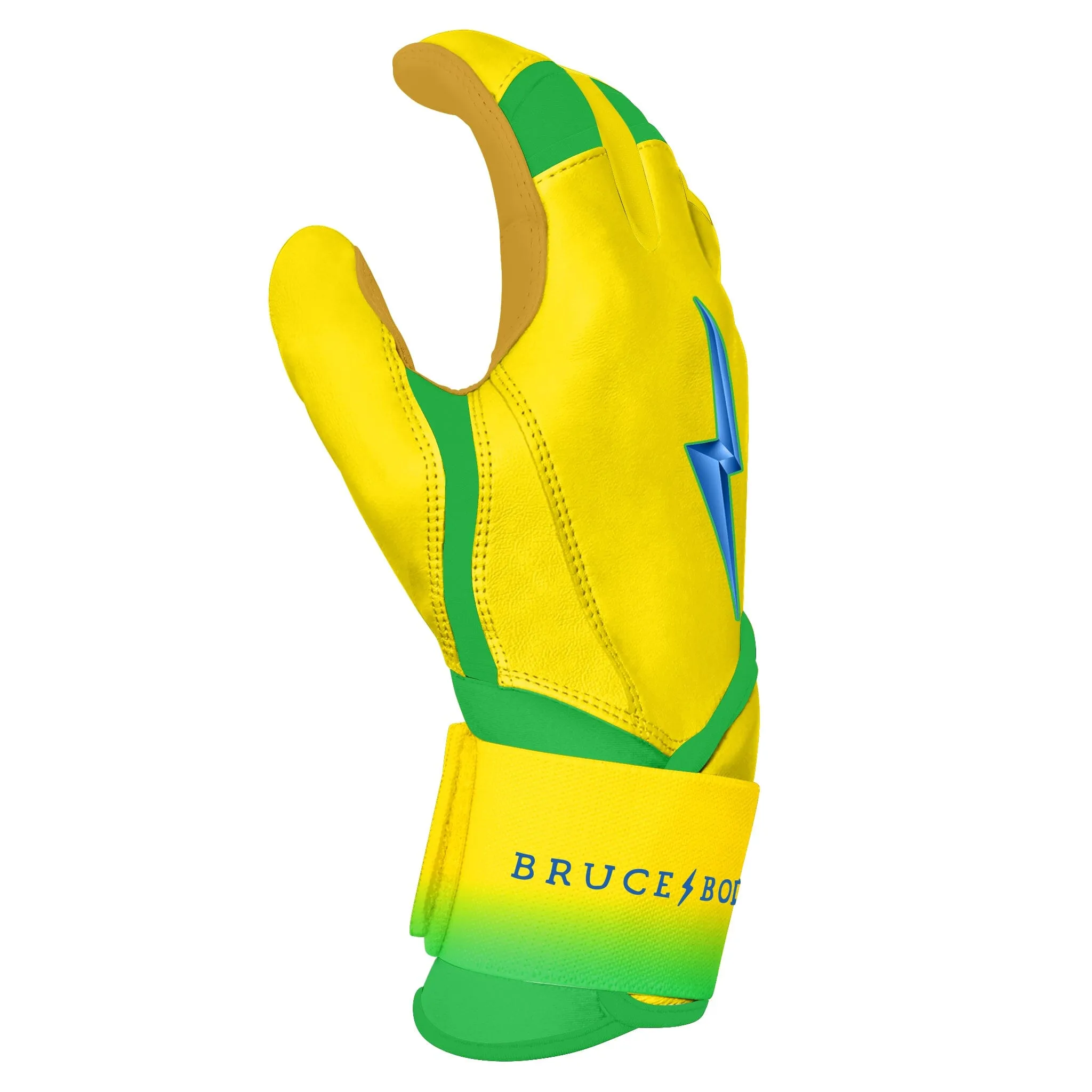 "Coach RAC" Limited Edition Long Cuff Batting Gloves - RAC Yellow