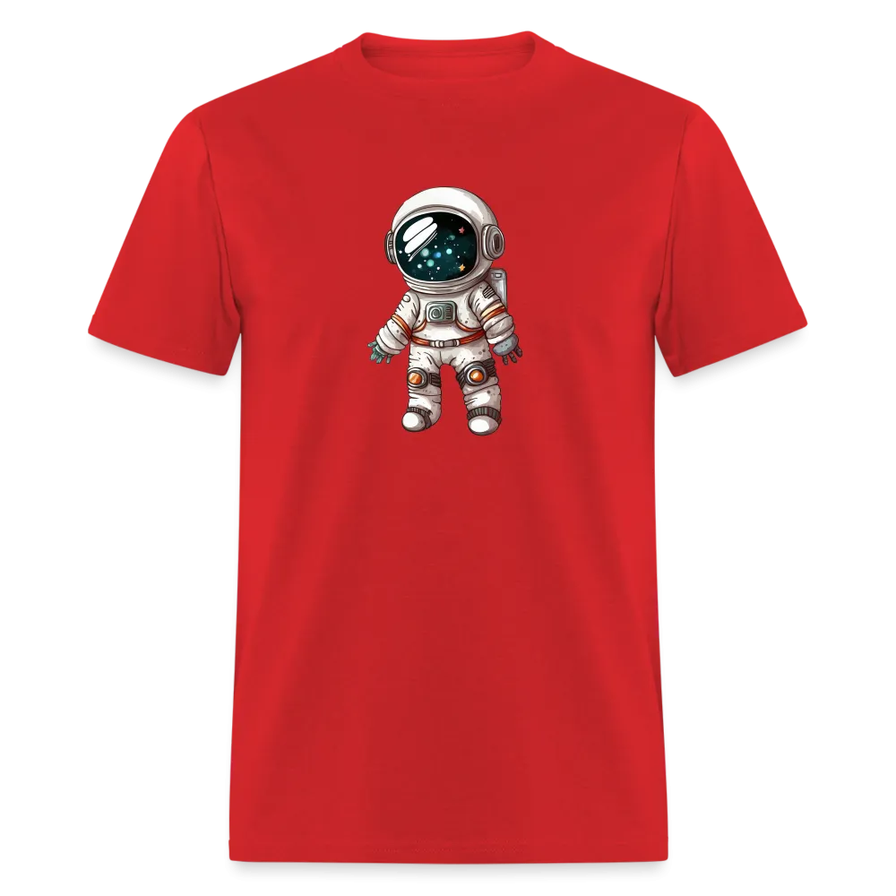 "Cosmic Voyager: Adorable Spaceman" 100% Cotton Unisex T-Shirt