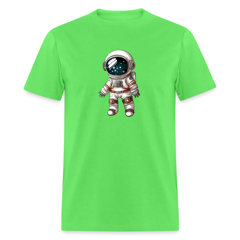 "Cosmic Voyager: Adorable Spaceman" 100% Cotton Unisex T-Shirt