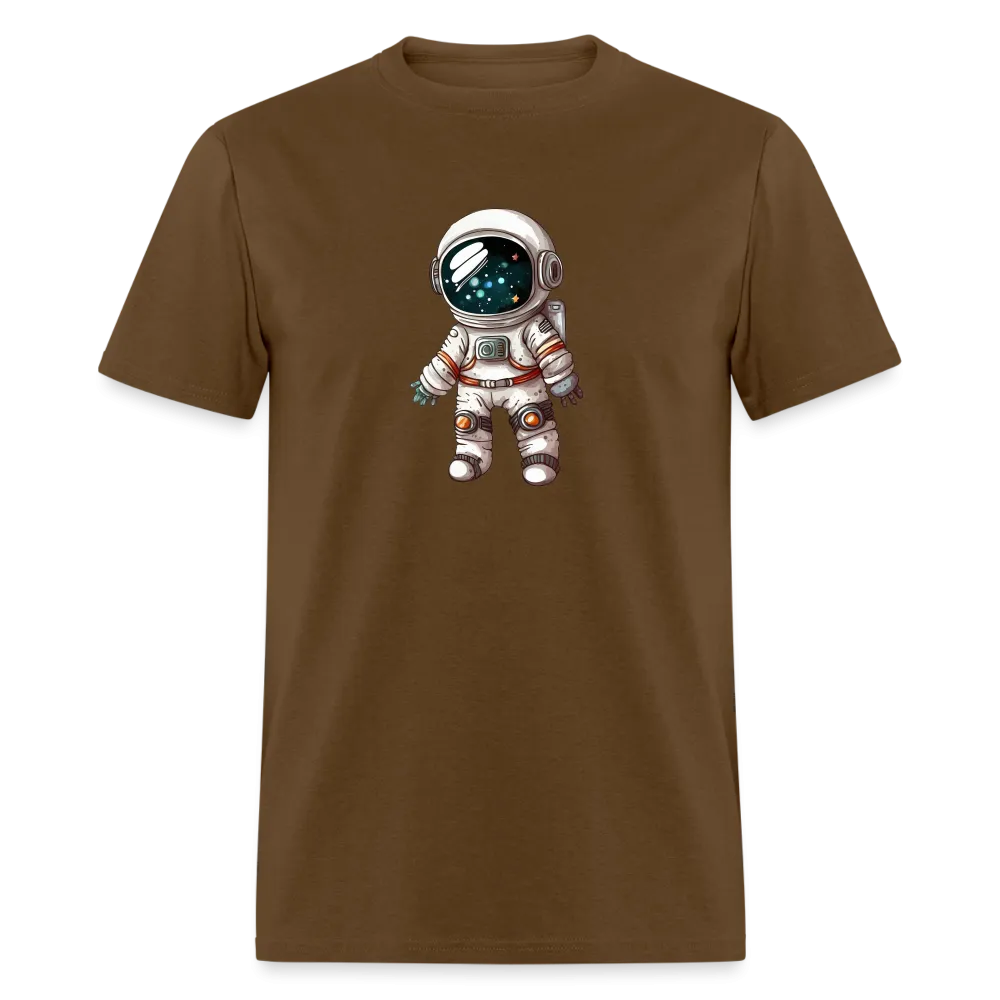 "Cosmic Voyager: Adorable Spaceman" 100% Cotton Unisex T-Shirt