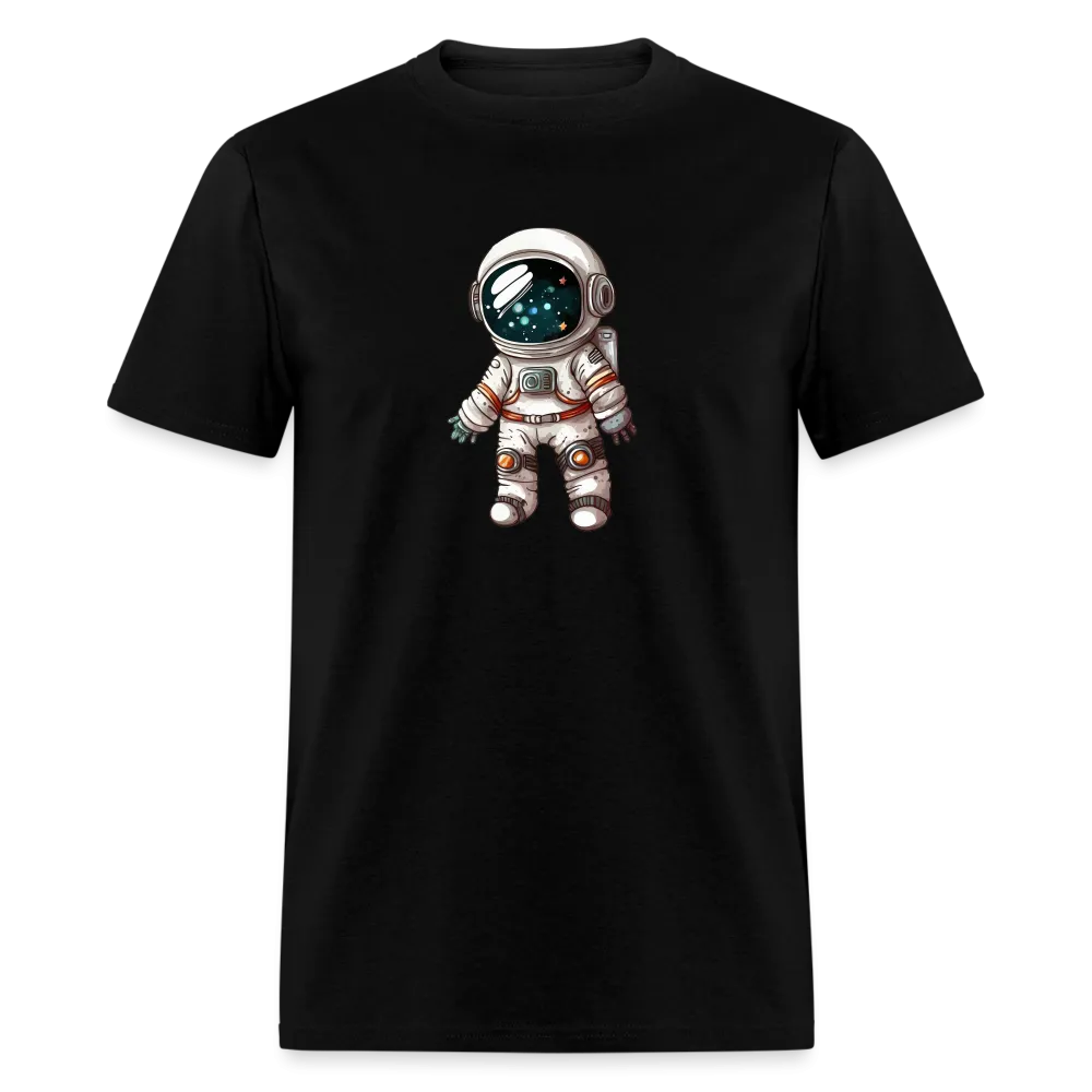 "Cosmic Voyager: Adorable Spaceman" 100% Cotton Unisex T-Shirt