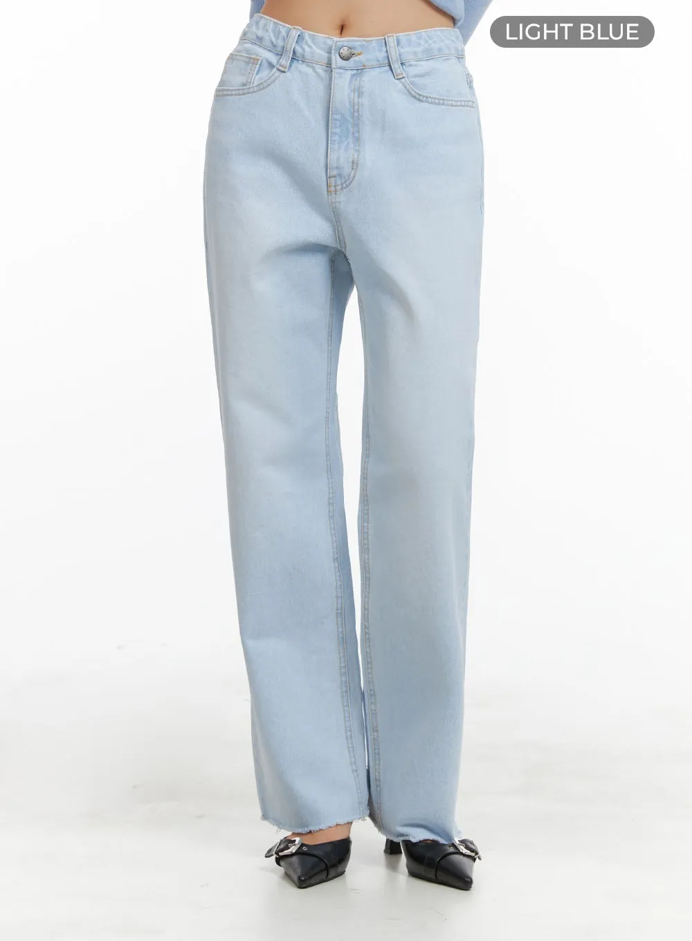 Raw Cut Straight Jeans OA419