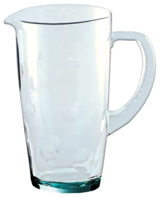 Recycled Glass Dots Pitcher