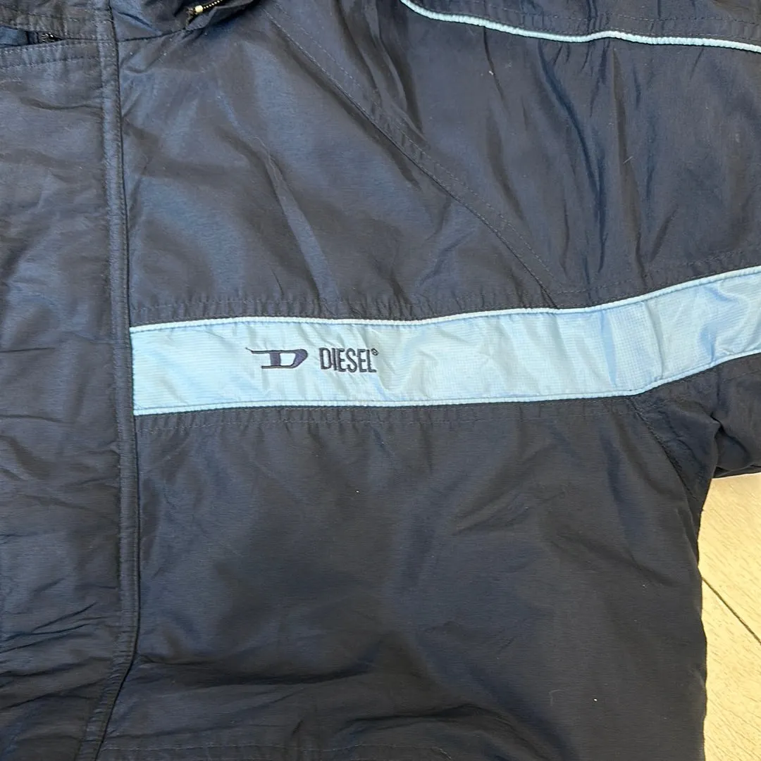 reversible diesel puffer jacket