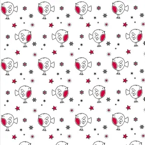 Robins FSC Wrapping Paper Sheet