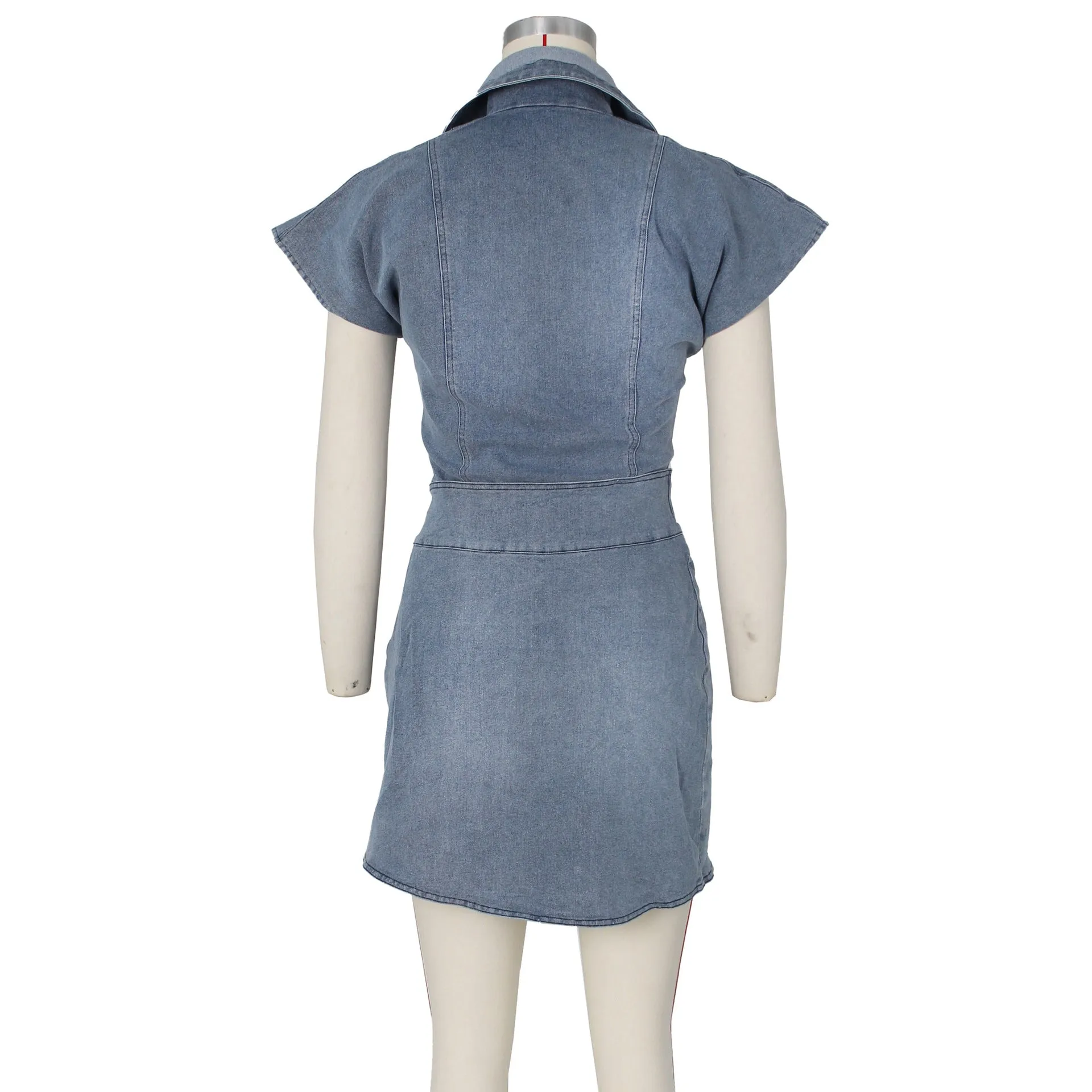 Russian Roulette Denim Dress