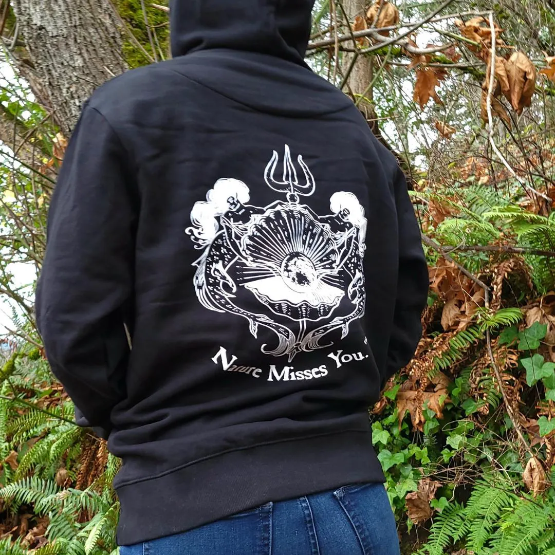 Sea Witch Botanicals Pullover Hoodie: Pearl Moon