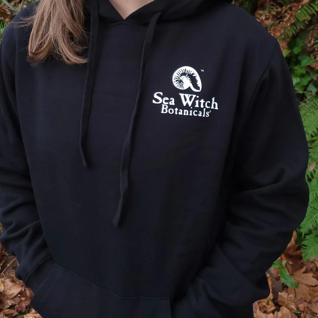 Sea Witch Botanicals Pullover Hoodie: Pearl Moon