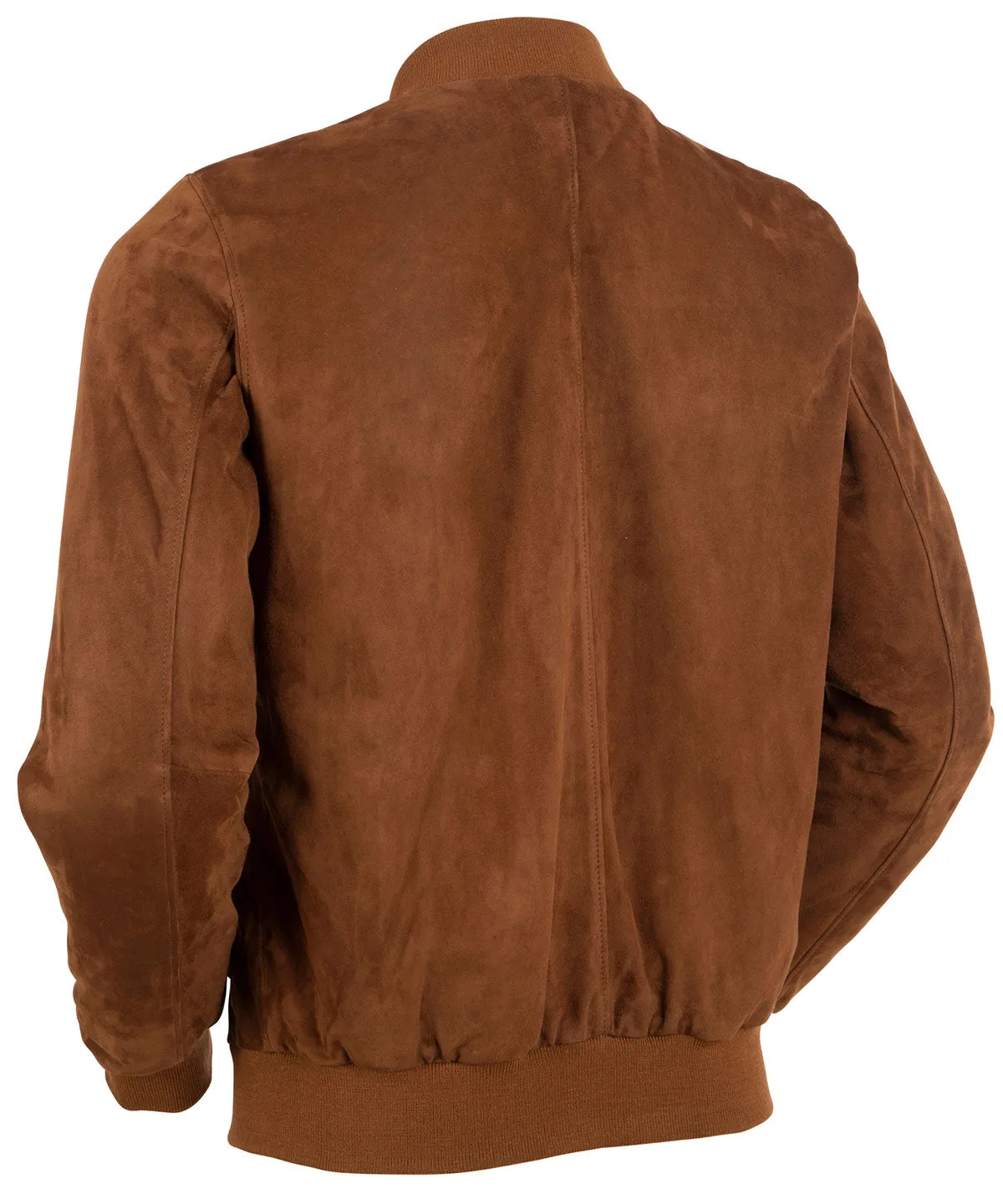 Signature Premium Soft Suede Bomber Jacket