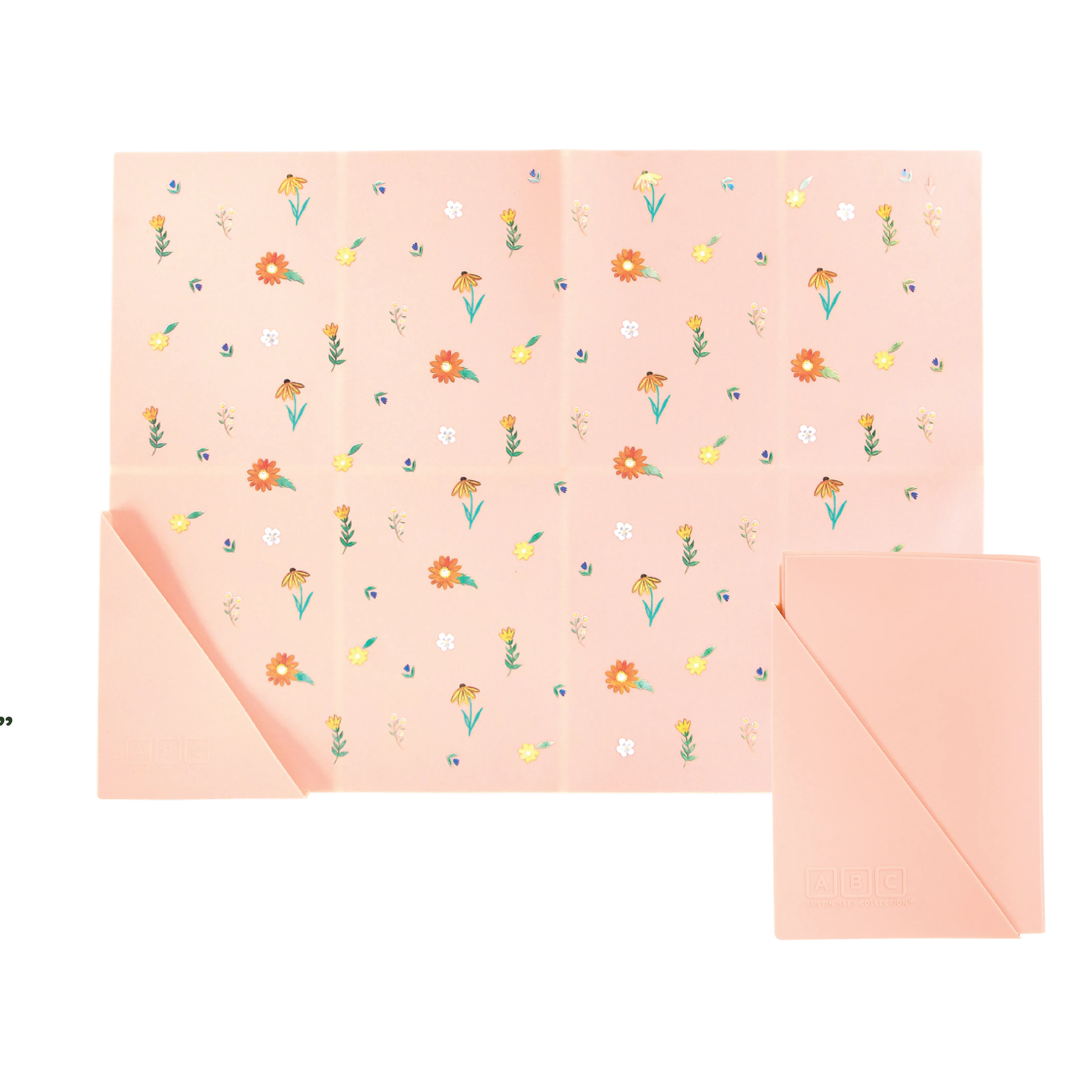 Silicone Placemat Wildflower Ripe Peach