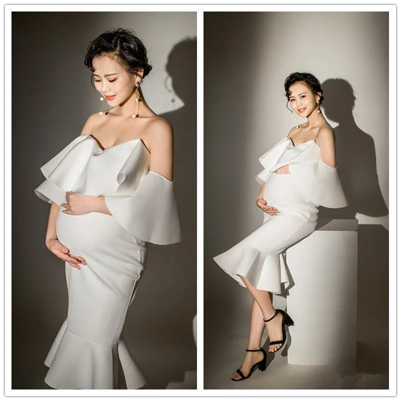 Soft As Clouds Maternity Dress