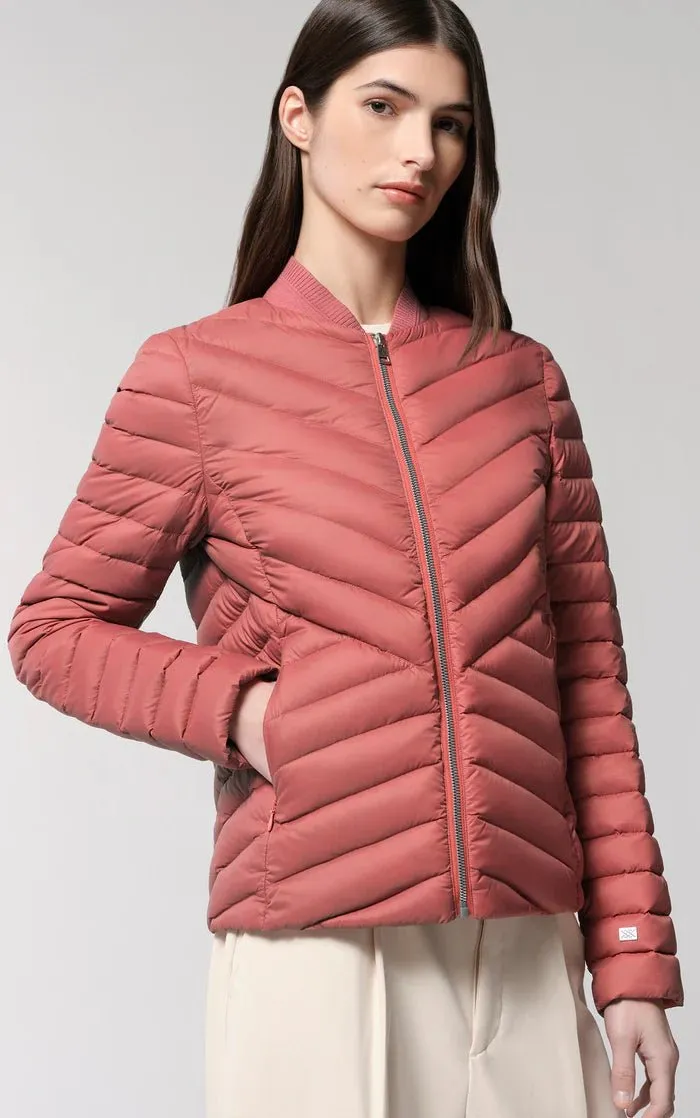 SOIA&KYO ROBIN - Sustainable Slim-fit Quilted Down Jacket