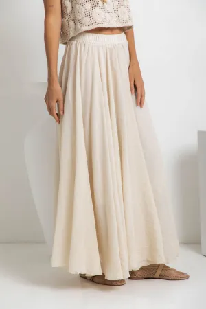 Stassi Maxi Skirt - Cream