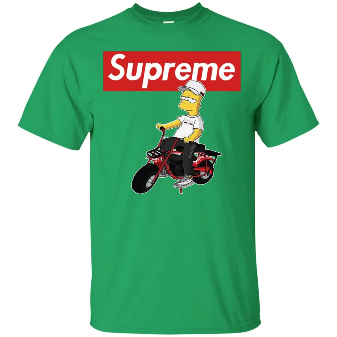 Supreme Car T-shirt Men Cotton T-Shirt