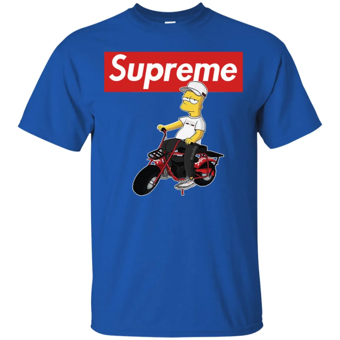 Supreme Car T-shirt Men Cotton T-Shirt