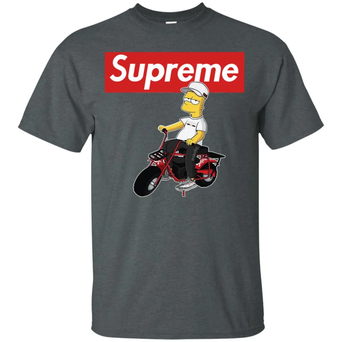 Supreme Car T-shirt Men Cotton T-Shirt