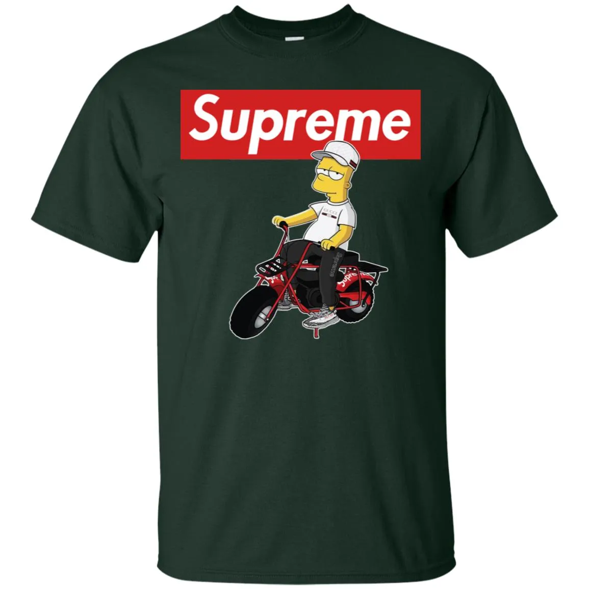 Supreme Car T-shirt Men Cotton T-Shirt