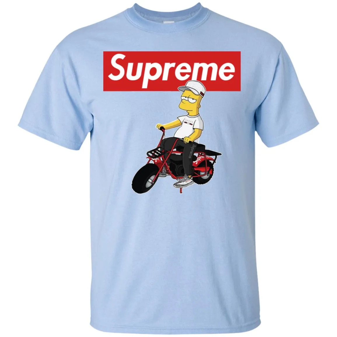 Supreme Car T-shirt Men Cotton T-Shirt