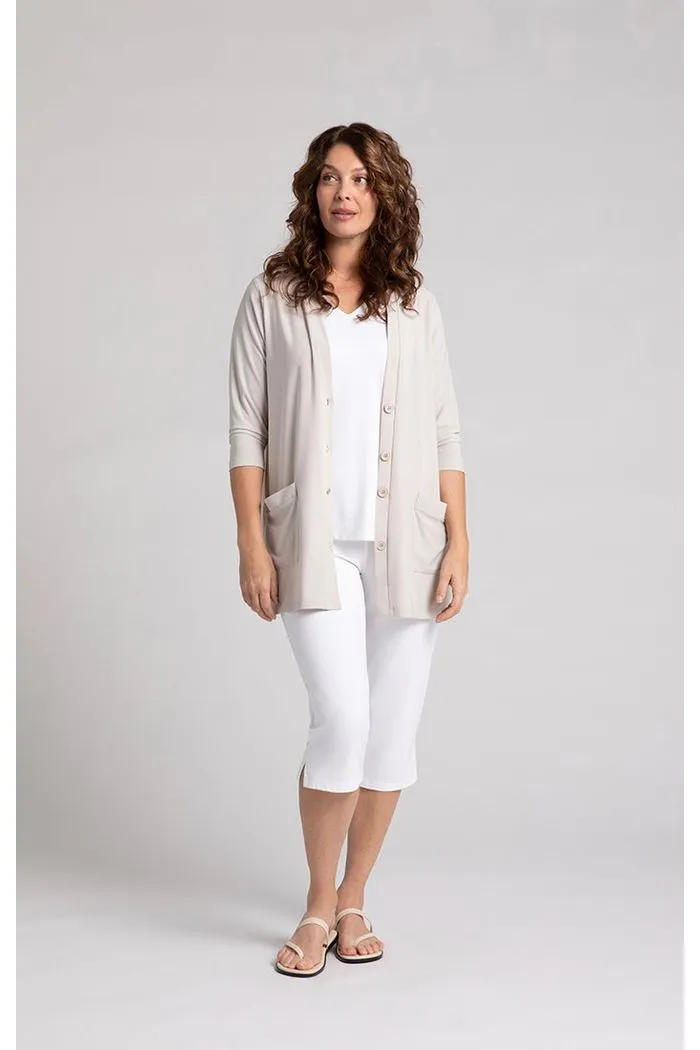 Sympli Classic Button Cardigan - Style 25157-2