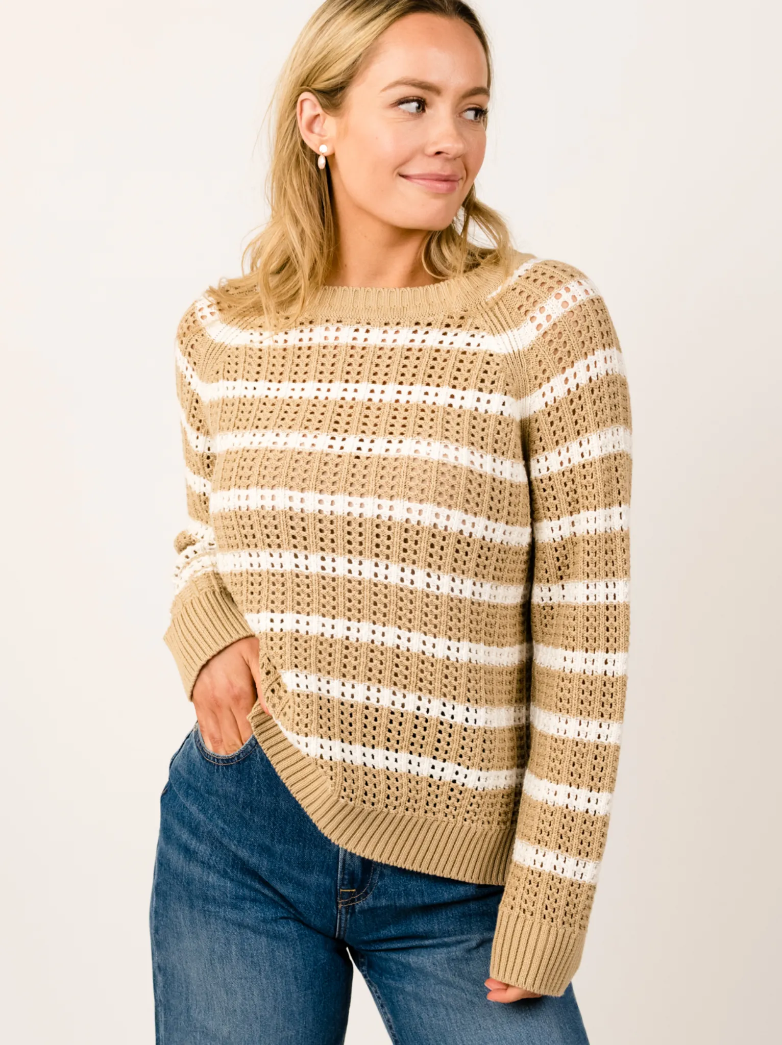 Taylor Mesh Sweater