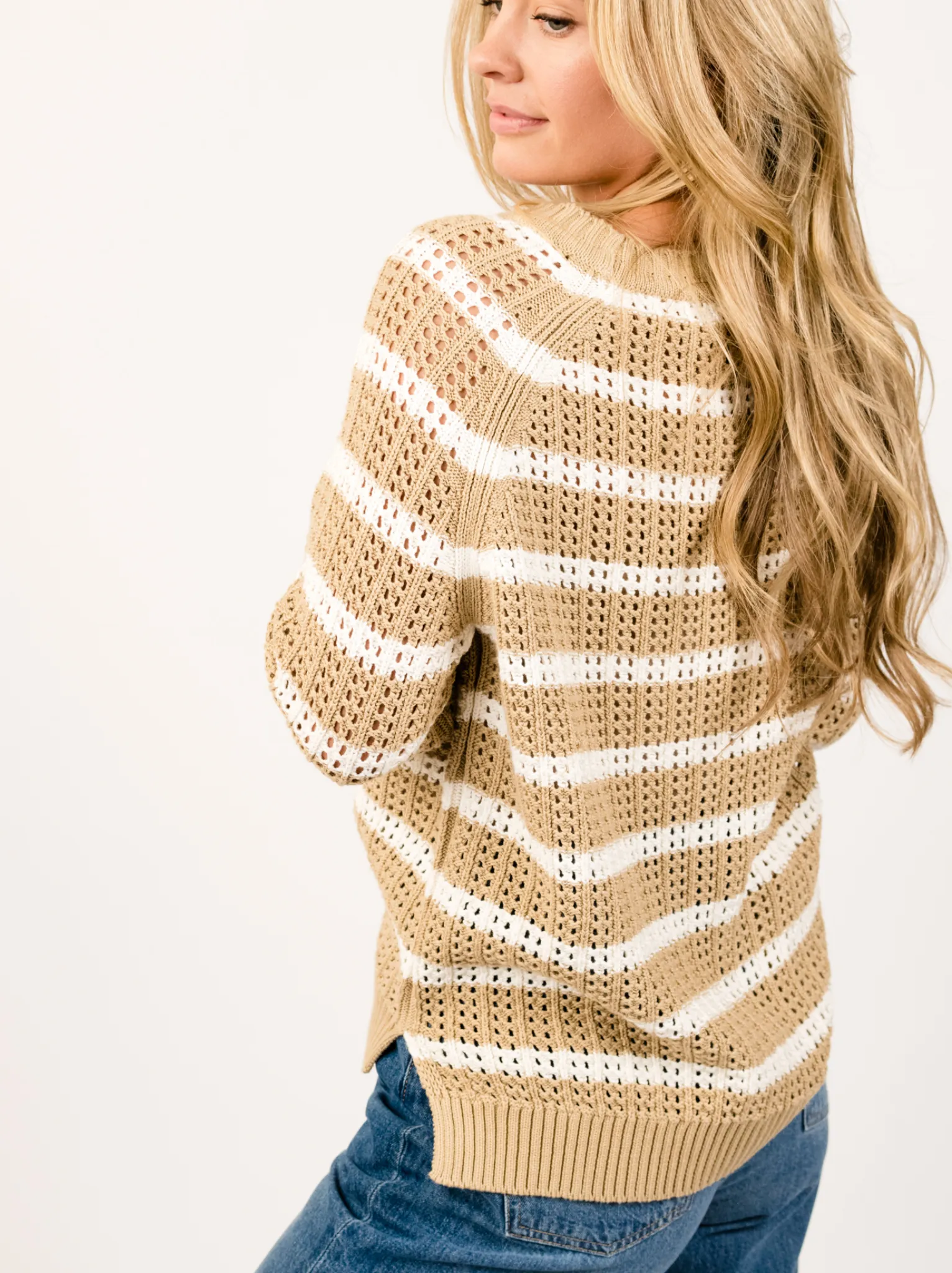 Taylor Mesh Sweater