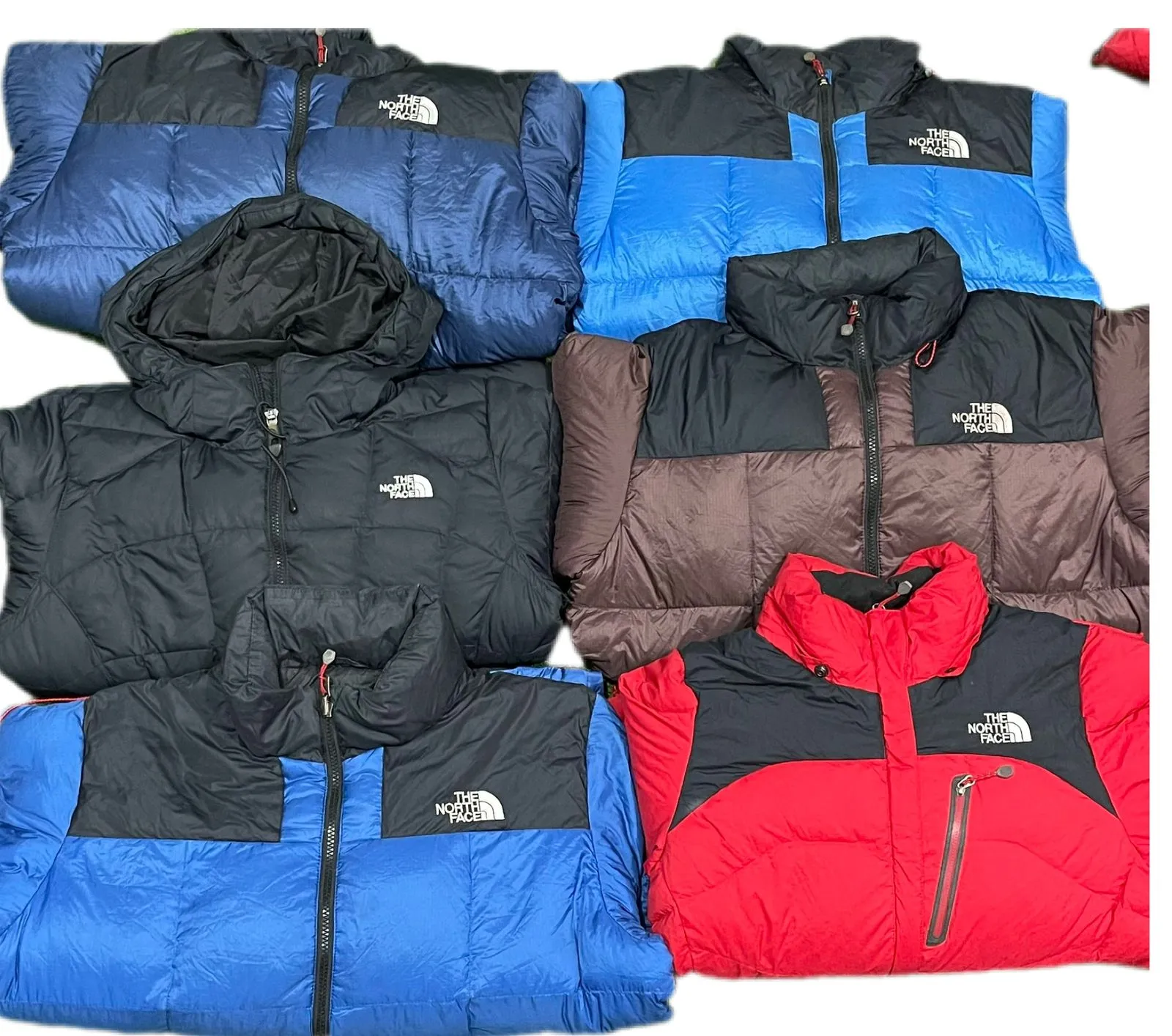 The north face 800 puffer jacket 7 pcs