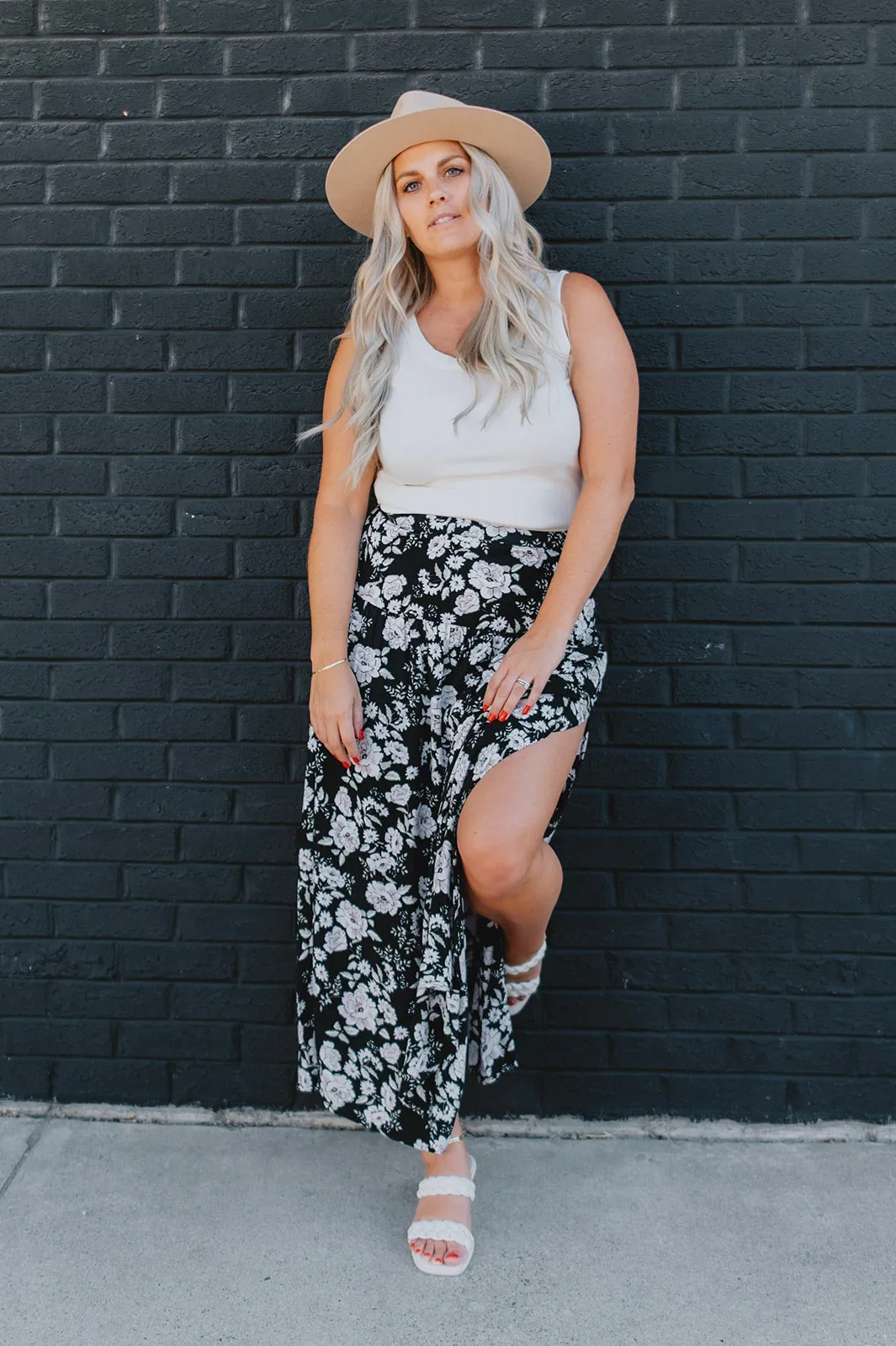 The Whitney Maxi Skirt by Saltwater Luxe - Floral