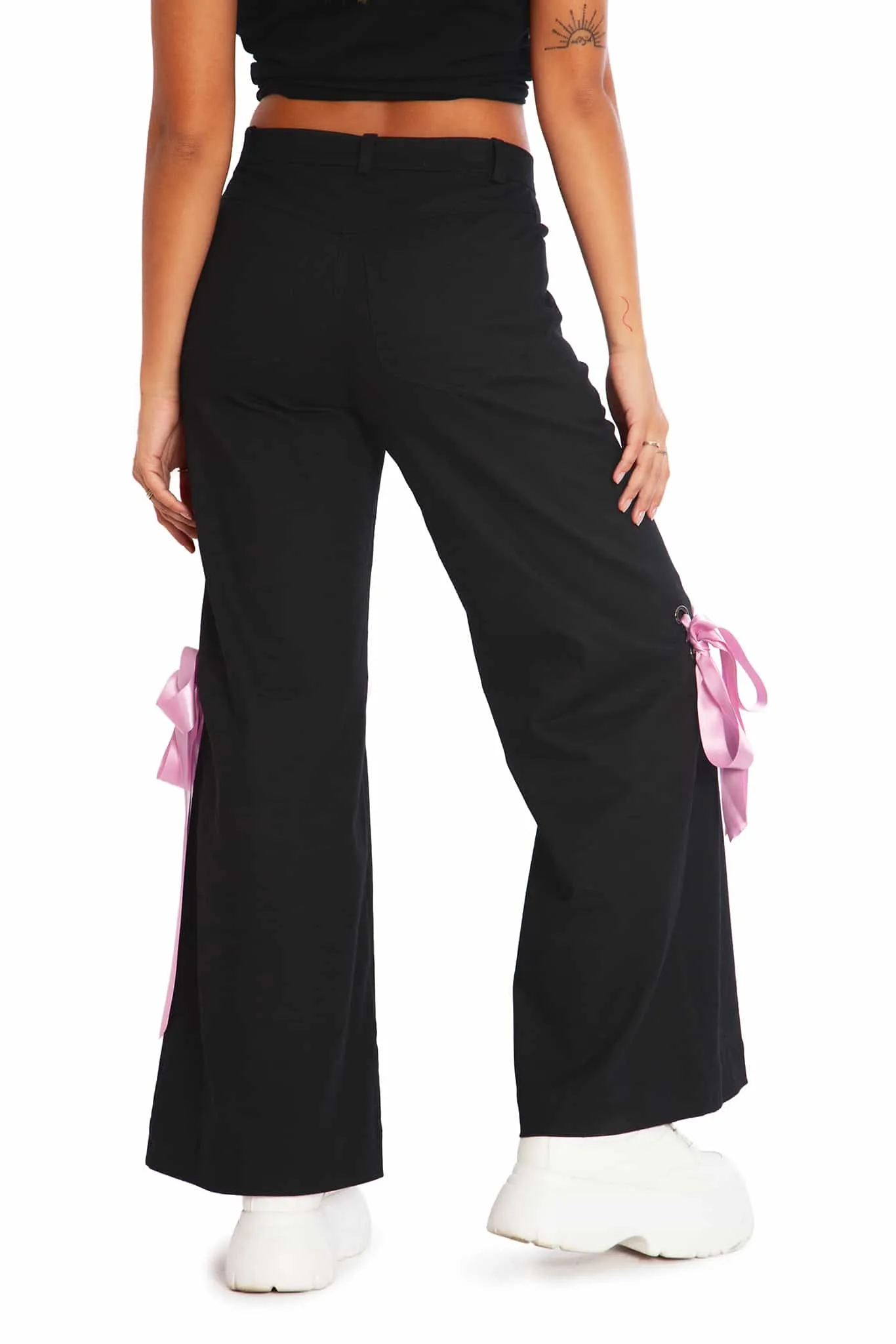 Tie A Bow Street Pants