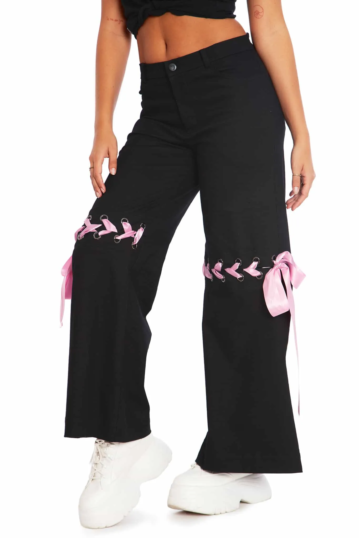 Tie A Bow Street Pants