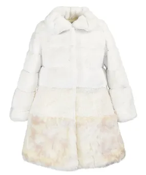 Tier Faux Fur Coat