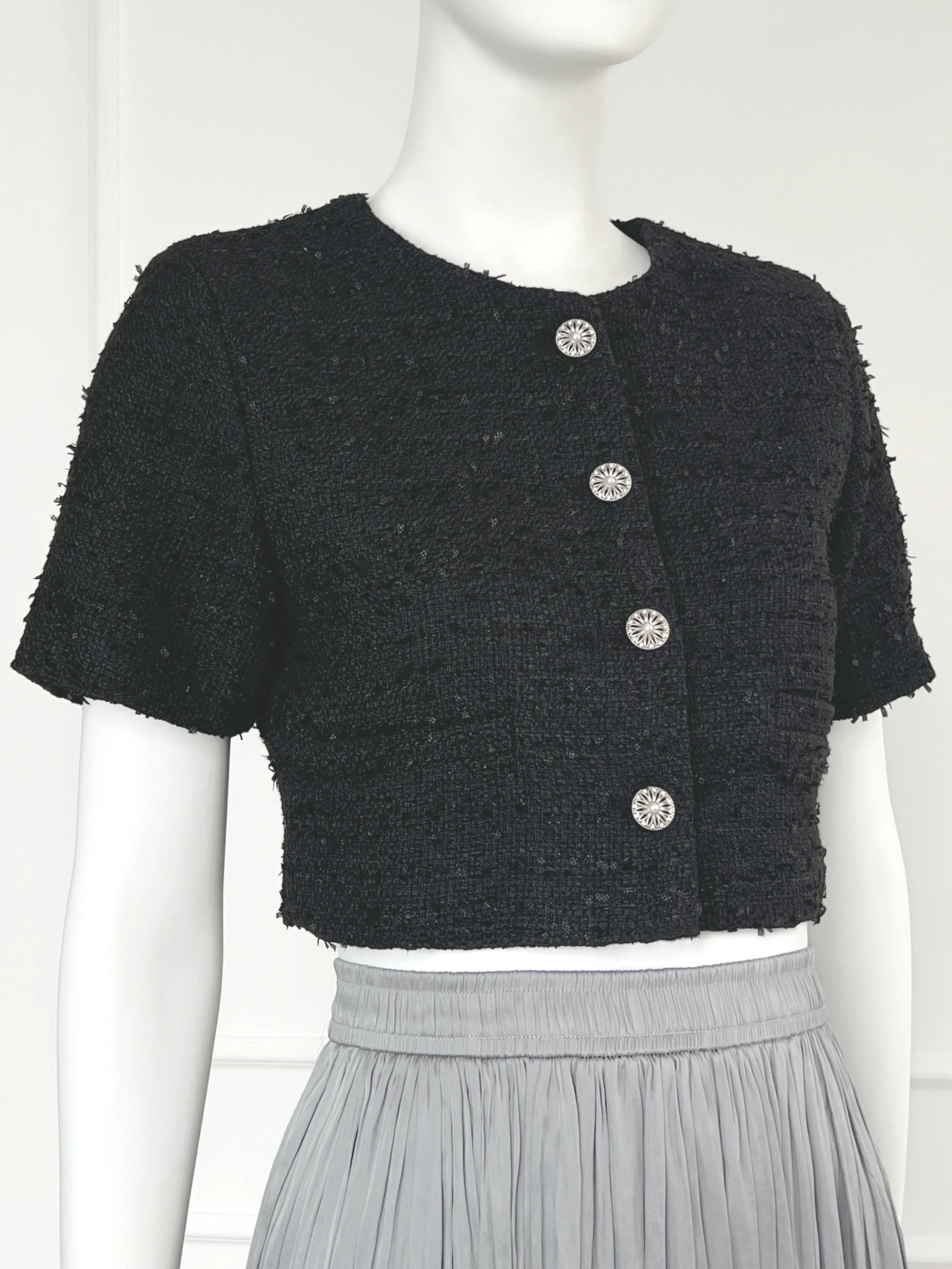 Trisha Tweed Short Blouse