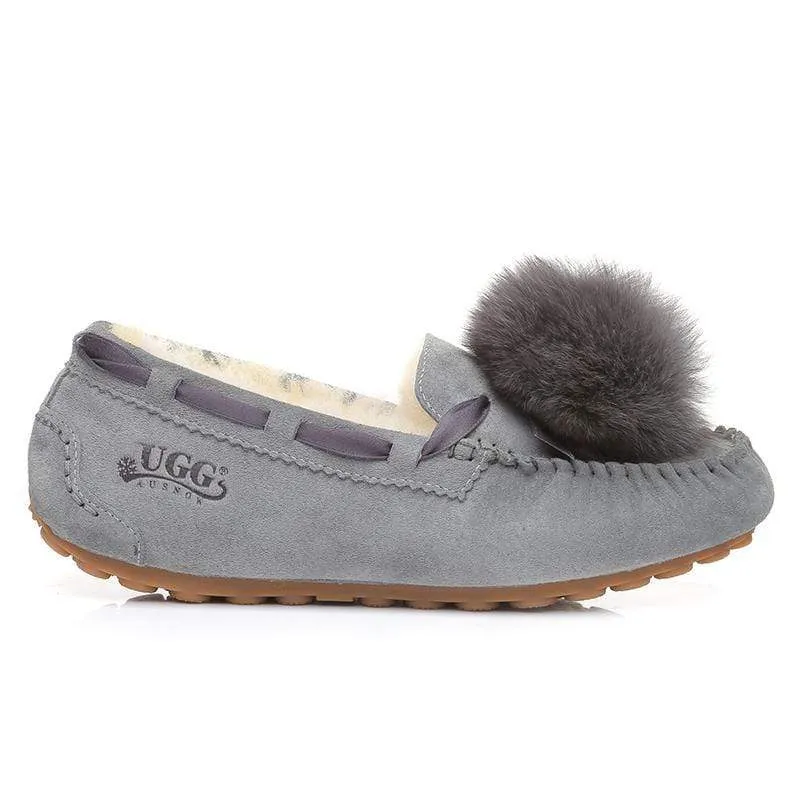 UGG Ozsnow Pom Pom Moccasin