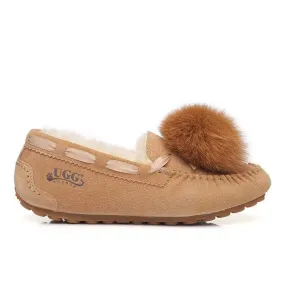 UGG Ozsnow Pom Pom Moccasin