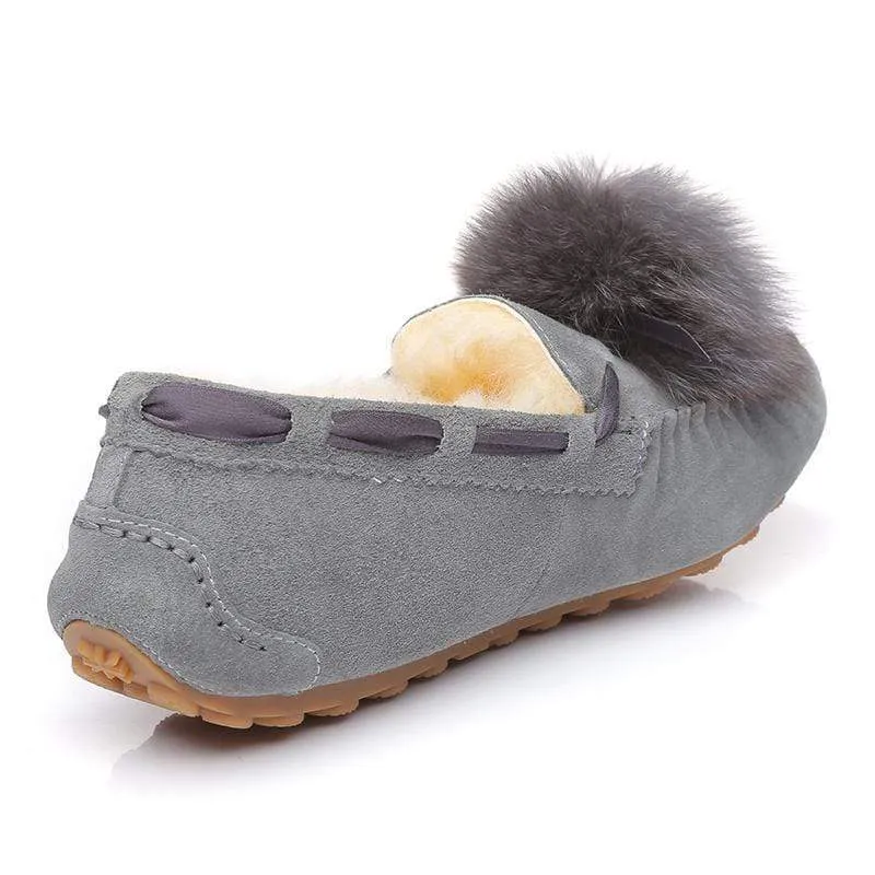 UGG Ozsnow Pom Pom Moccasin