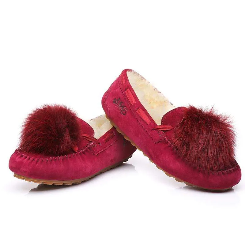 UGG Ozsnow Pom Pom Moccasin