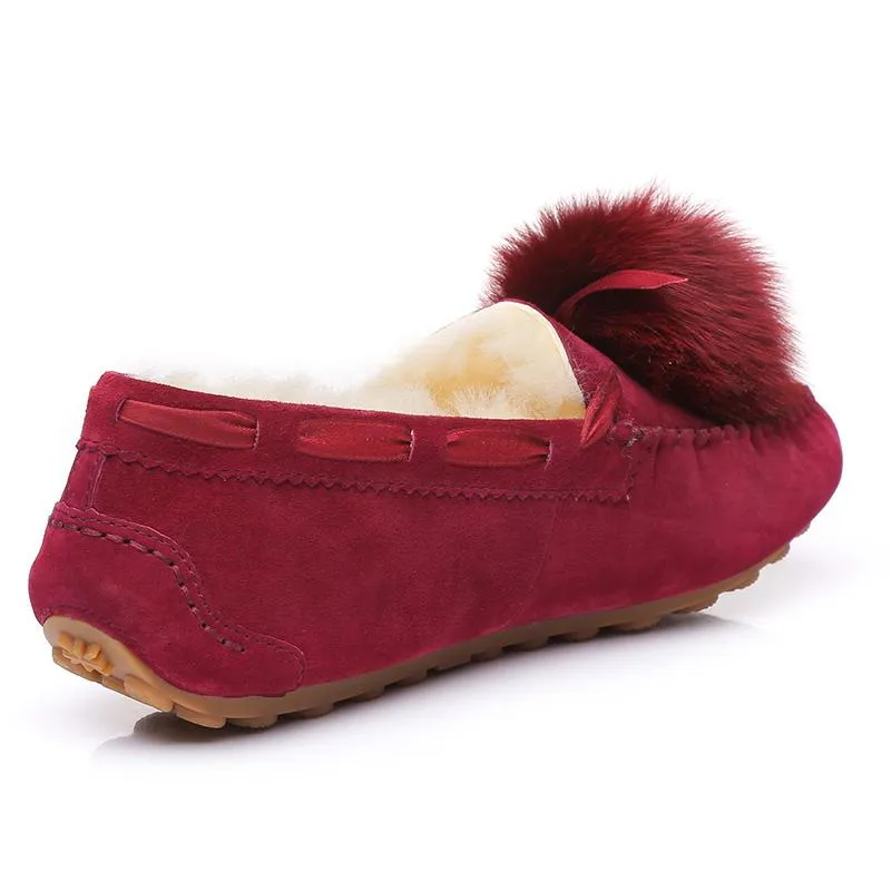 UGG Ozsnow Pom Pom Moccasin