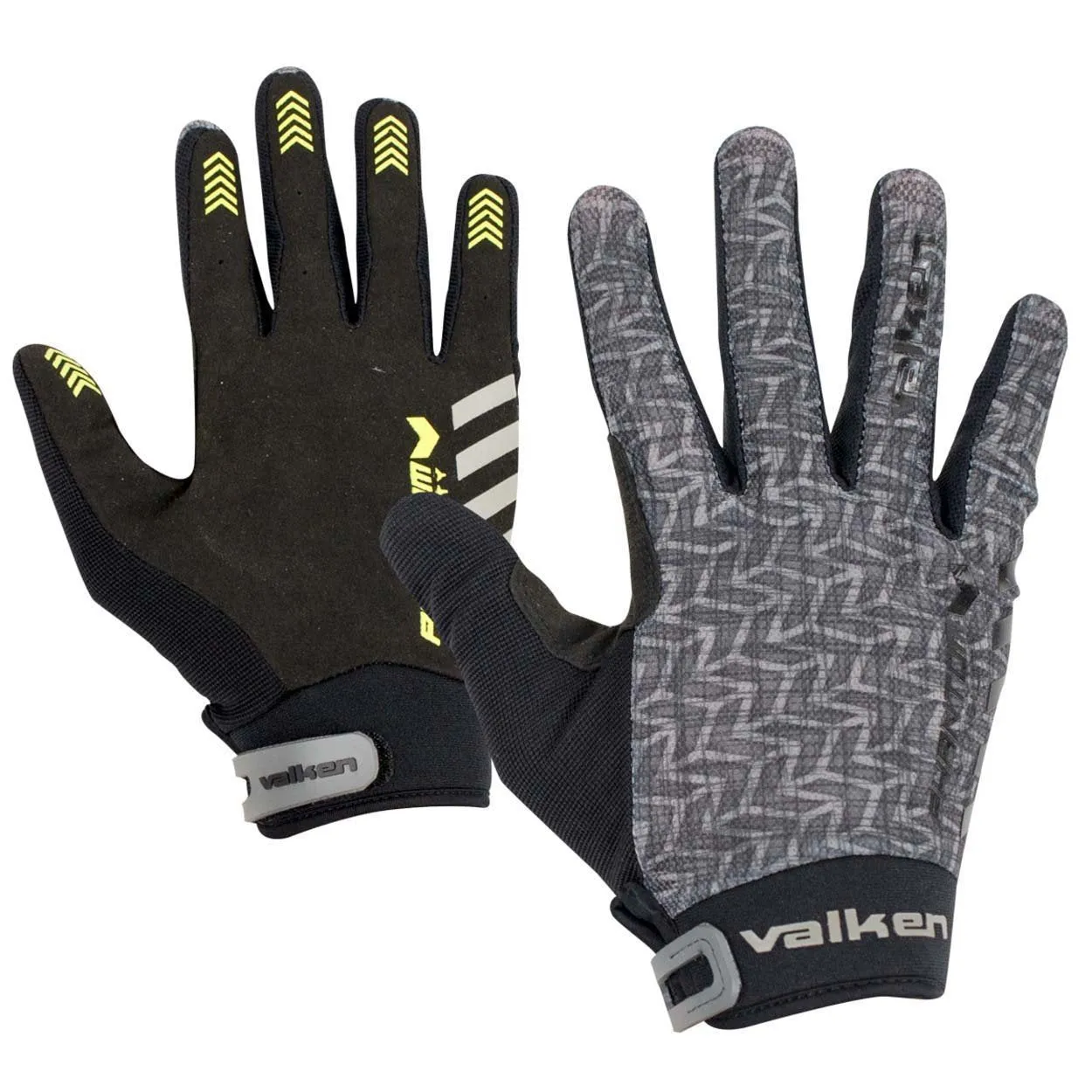 Valken Phantom Agility Full Finger Gloves - Grey/Black - Small