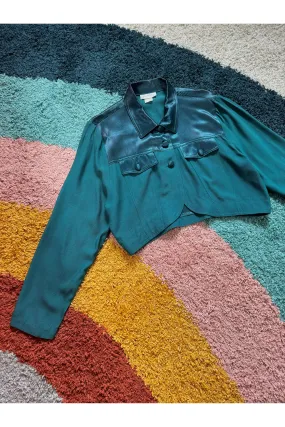 Vintage Rare 90s does 70s Frederick’s of Hollywood CroppedTop/Jacket