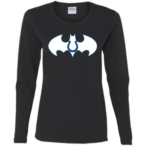 We Are The Indianapolis Colts Batman Nfl Mashup Women Long Sleeve Shirt