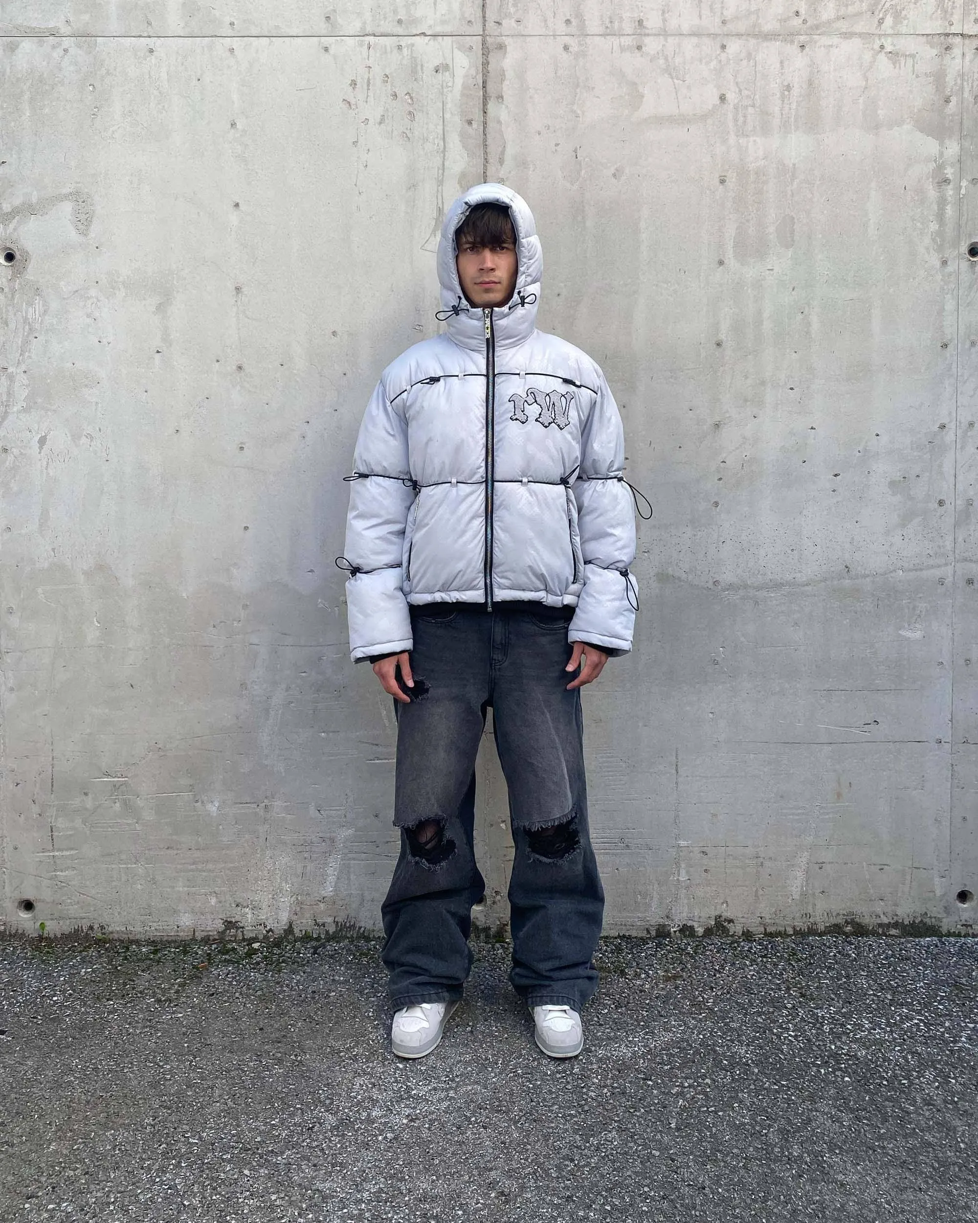 White Camo Puffer Jacket 3.0