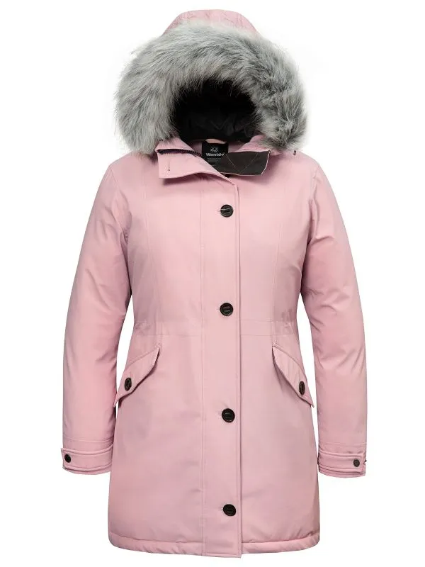 Women's Plus Size Winter Parka Coat